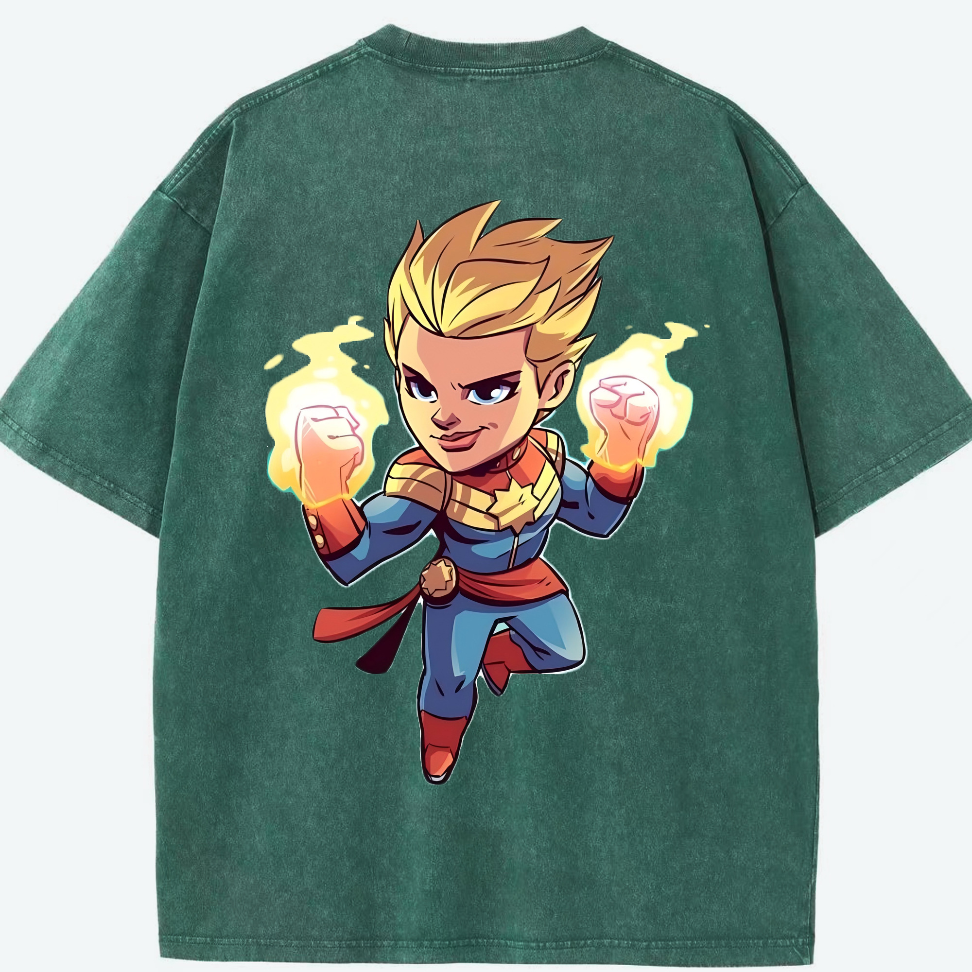（画像用） アベンジャーズ The Avengers 綿100% ヴィンテージ風 半袖Tシャツ（背面プリント）